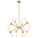 Marciano 16 Light Chandelier in Louise Brass (508|KCH0115-16NB)