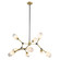 Atrani Nine Light Chandelier in Louise Brass (508|KCH0107-9NB)