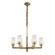 Corricella Six Light Chandelier in Francesco Brass (508|KCH0101-6AB)