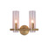 Colonna Two Light Wall Sconce in Warm Brass (508|KWS0133-2MBR)