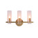 Colonna Three Light Wall Sconce in Warm Brass (508|KWS0133-3MBR)