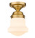 Vaughn One Light Flush Mount in Heritage Brass (224|735F1-HBR)