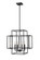 Titania Four Light Chandelier in Matte Black (224|454-22MB)