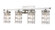 Archer Four Light Vanity in Polished Nickel (224|344-4V-PN)