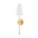 Janelle One Light Wall Sconce in Aged Brass (428|H630101-AGB)