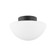 Andrea One Light Flush Mount in Soft Black (428|H611501-SBK)