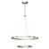 Rezz LED Chandelier in Black|Brushed Nickel (347|CH63436-BN)