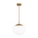 Lune One Light Pendant in Burnished Brass (454|EP1341BBS)