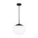 Lune One Light Pendant in Aged Iron (454|EP1341AI)