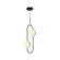 Tagliato LED Pendant in Matte Black/Brushed Gold (452|PD302002MBBG)