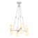 Lucian Eight Light Chandelier in Polished Nickel/Alabaster (452|CH338822PNAR)