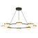 Tagliato LED Chandelier in Matte Black/Brushed Gold (452|CH302008MBBG)