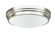Fresh Colonial Three Light Ceiling Mount in Brushed Nickel (423|X46403BN)