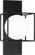 Squircle One Light Wall Sconce in Black (423|S03811BK) Squircle One Light Wall Sconce in Black (423|S03811BK)
