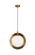 Astro One Light Pendant in Aged Gold Brass (423|C80711AGOP)