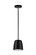 Luca One Light Pendant in Black (423|C73701BK)