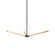 Asterisk LED Pendant in Matte Black +Aged Gold Brass (423|C66813MBAG)