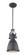 Cresswell Series One Light Pendant in Matte Black (423|C53801MB)