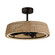 Tulum LED Outdoor Fandelight in Dark Bronze (16|61012NADBZ)