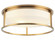 Framerton Three Light Ceiling Mount in Aged Gold Brass (423|M15003AG)