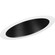 6In Recessed Slope One Light Baffle Trim in Black (54|P806008-031)