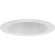 6In Recessed One Light Baffle Splay Trim in Satin White (54|P806002-028)