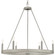 Galloway Six Light Chandelier in Brushed Nickel (54|P400302-009)