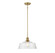 One Light Pendant in Natural Brass (446|M7023NB)