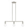 Lansdale Three Light Linear Chandelier in Brushed Nickel (107|47163-91)
