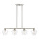 Willow Four Light Linear Chandelier in Brushed Nickel (107|46724-91)