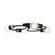 Bromley Four Light Flush Mount in Black w/Brushed Nickel (107|46384-04)