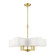 Rubix Five Light Chandelier in Satin Brass (107|42675-12)