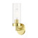 Ludlow One Light Wall Sconce in Satin Brass (107|16171-12)