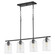 Tribute Four Light Linear Chandelier in Matte Black (19|6574-4-59)