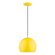 Piedmont One Light Pendant in Shiny Yellow w/Polished Chrome (107|41181-82)