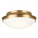 Bretta Three Light Flush Mount in Brushed Natural Brass (12|52545BNB)