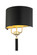Secret Agent Two Light Wall Sconce in Painted Gold/Black Leather (137|368W02GOB)
