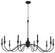 Halifax County Ten Light Chandelier in Textured Black (7|6259-076)