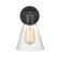 Scone One Light Vanity in Matte Black (45|18700/1)