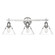 Orwell Three Light Bath Vanity in Chrome (62|3306-BA3 CH-CLR)