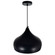 Dynamic One Light Pendant in Black (401|9633P13-1-101)