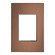 Adorne Wall Plate in Copper (246|AWM1G3CU4)