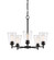 Westin Five Light Chandelier in Matte Black (43|95785-MB)