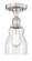Edison One Light Semi-Flush Mount in Brushed Satin Nickel (405|616-1F-SN-G394)