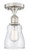 Edison One Light Semi-Flush Mount in Brushed Satin Nickel (405|616-1F-SN-G392)