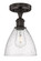 Edison One Light Semi-Flush Mount in Oil Rubbed Bronze (405|616-1F-OB-GBD-754)