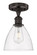 Edison One Light Semi-Flush Mount in Oil Rubbed Bronze (405|616-1F-OB-GBD-752)