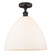 Edison One Light Semi-Flush Mount in Oil Rubbed Bronze (405|616-1F-OB-GBD-161)