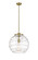Ballston LED Pendant in Antique Brass (405|221-1S-AB-G1213-16-BB-95-LED)