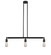 Franklin Restoration LED Island Pendant in Matte Black (405|213-BK-LED)